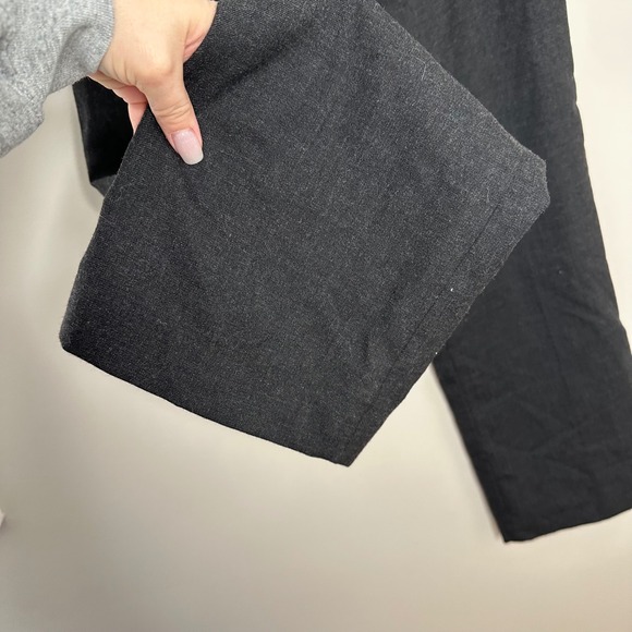 GAP Women's Charcoal Gray Wool Blend Stretch Career Dress Pants Size 8 Y2K - Picture 3 of 7